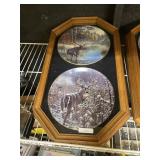 Whitetail Deer And Goose Plate Display