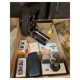 Vintage Cameras And Flashes Including Vintage