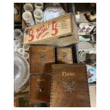 Wooden Canister Set Eagle