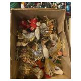 Metal Bird Christmas Ornaments Decor