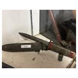 Us Knife With Sheath M8Ai Pwh