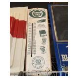 Quaker State Vintage Metal Thermometer Missing