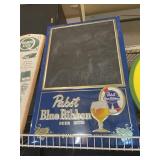 Pabst Blue Ribbon Beer Chalkboard Sign