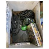 Xbox With Controllers And Games