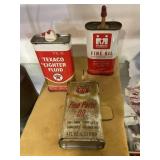 Midland Texico And Philip 66 Oil Tins