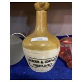Armour And Company Chicago Two Tone Stoneware Jug