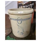 Red Wing Number Six Union Stoneware Crock