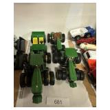 John Deere Tractors And Gator Wagon 8430 9630
