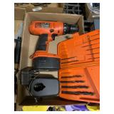 black & decker cordless drill and drill bits