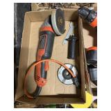 black & decker 4" angle grinder corded