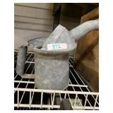 galvanized oil can