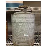 galvanized fuel container