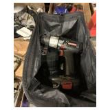 craftsman 19.2 volt cordless drill in bag