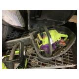 poulan chain saw in case
