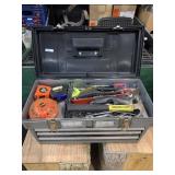 3 drawer plastic tool box FULL