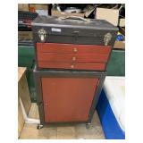 rolling tool box with top