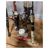 fishing poles