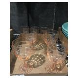 pink depression glasses