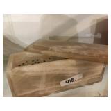 ivory / marble dominos in container
