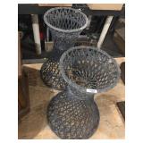 plant stands (x2)