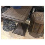 table (x2) plastic