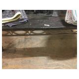 coffee table (marble/glass)