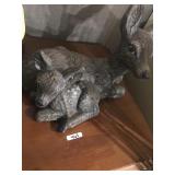 Deer statues (plastic)