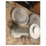 concrete bird bath