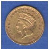 1856 $1 Gold Piece 1856 $1 Gold Piece