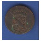 1766 Netherlands Indies VOC Duit Zeeland 1766 Netherlands Indies VOC Duit Zeeland