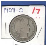 1908-O Barber Half 1908-O Barber Half