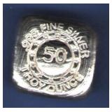 1/2 oz. Hand Poured Silver Bar 1/2 oz. Hand Poured Silver Bar