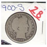 1900-S Barber Half 1900-S Barber Half