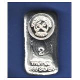 2 Oz. Hand Poured Silver Bar