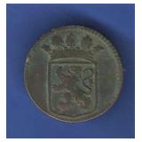 1733 Netherlands Indies VOC Duit Zeeland 1733 Netherlands Indies VOC Duit Zeeland