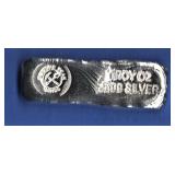 1 oz. Hand Poured Silver Bar 1 oz. Hand Poured Silver Bar