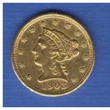 1903 $2 1/2 Gold Quarter Eagle