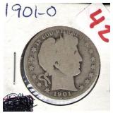 1901-O Barber Half 1901-O Barber Half