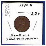 1954-D Lincoln Cent Error? 1954-D Lincoln Cent Error?