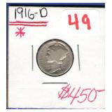 1916-D Mercury Dime KEY DATE 1916-D Mercury Dime KEY DATE