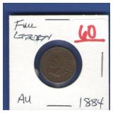 1884 Indian Head Cent 1884 Indian Head Cent