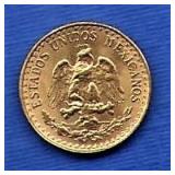 1945-M Dos Pesos Gold 1945-M Dos Pesos Gold