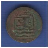1791 Netherlands Indies VOC Duit Zeeland 1791 Netherlands Indies VOC Duit Zeeland