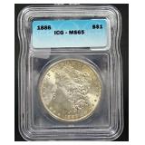 1886 Morgan Dollar