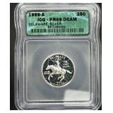 1999-S Proof Delaware Quarter - Silver 1999-S Proof Delaware Quarter - Silver