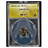 1996-W Roosevelt Dime 1996-W Roosevelt Dime