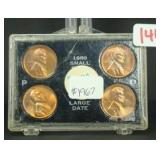 1960 P,D BU Lincoln Cent Set