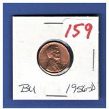 1956-D BU Lincoln Cent