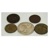 German 5 Coin Set German 5 Coin Set