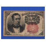 1874 10 Cents Fractional Currency 1874 10 Cents Fractional Currency